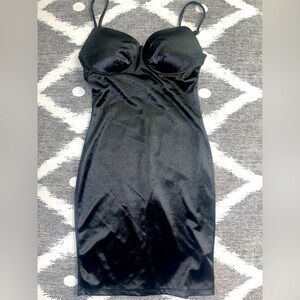 Spaghetti Strap Satin Dress